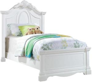 lot 6096 image: ACME Furniture Estrella Twin Bed, White