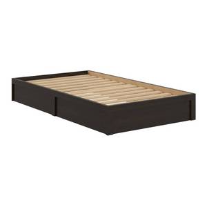 lot 6105 image: Ameriwood Home Twin Platform Bed Frame, Espresso