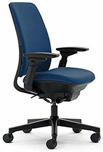 lot 7000 image: Steelcase Amia Chair, Blue Fabric - -