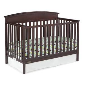 lot 7019 image: Graco Benton 4 in 1 Convertible Crib Espresso
