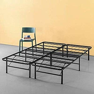 lot 7021 image: Zinus Callie 14 Inch Classic SmartBase Mattress Foundation  Platform Bed Frame  Box Spring Replacement  Quiet Noise-Free  Under-bed Storage, King