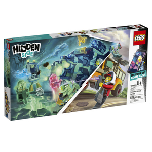 lot 1512 image: LEGO Hidden Side Paranormal Intercept Bus 3000 70423 Augmented Reality (AR) Building Kit 689pc