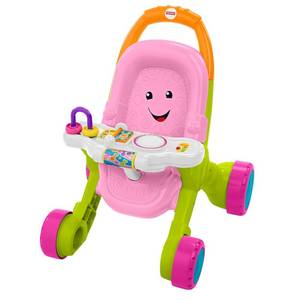 lot 1523 image: Fisher-Price Stroll and Learn Walker - Pink