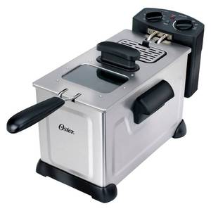 lot 1539 image: Oster 3.7qt Deep Fryer - Stainless Steel CKSTDFZM37