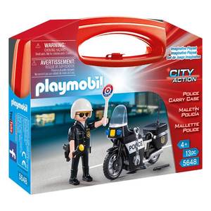 lot 1543 image: PLAYMOBIL Police Carry Case