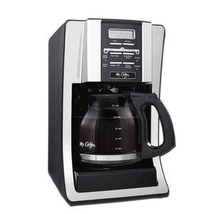 lot 1571 image: Mr. Coffee BVMC-SJX33GT 12-Cup Programmable Coffeemaker, Chrome