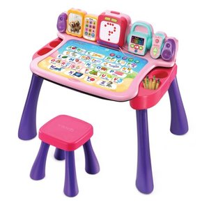 lot 1622 image: VTech Explore And Write Activity Desk - Pink