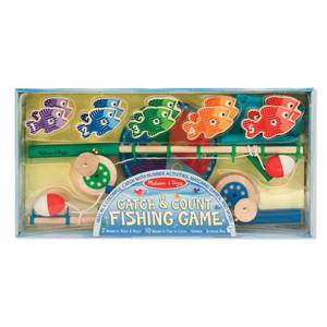 lot 1668 image: Melissa and Doug Kids Catch & Count Fishing Game