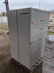 lot 891 image: (2) Lateral 5 Drawer File Cabinets.