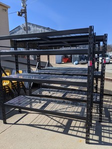 lot 952 image: Heavy Duty Metal Storage Shelf