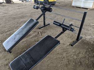 lot 999 image: Champion Barbell Adjustable Double Sit-up Rack
