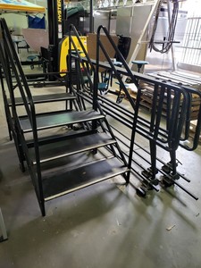 lot 2016 image: Portable stair setup for stage