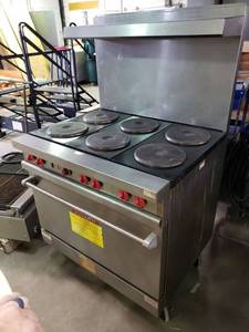 lot 2018 image: Vulcan 6 burner electric range