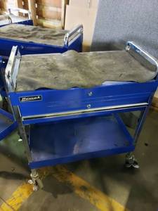 lot 2028 image: Homak rolling tool box tools picured included