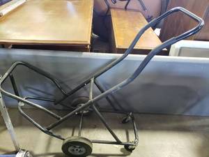 lot 2034 image: Folding chair cart