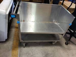 lot 2042 image: Lakeside stainless plate cart