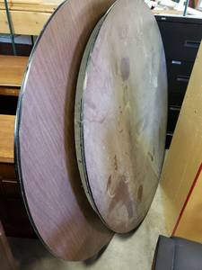 lot 2045 image: (2) round tables
