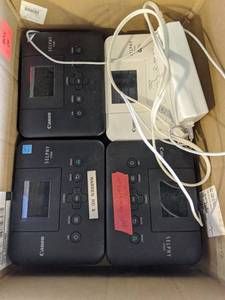 lot 2165 image: (4) Canon Selphy WiFi Printer
