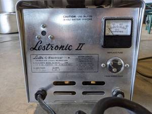 lot 2196 image: Lestronic II Motive Power Charger 36 Volt Battery Systems