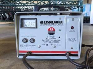 lot 2199 image: Advance Machine Co 24 Volt Automatic Battery Charger