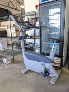 lot 2210 image: Precor UBK 885835815 Upright Stationary Bicycle