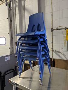 lot 2217 image: Plastic Childrens Chairs