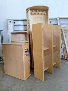 lot 7121 image: Assorted Wooden Storage Units
