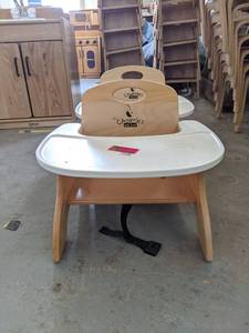 lot 7123 image: (2) Miniature High Chairs