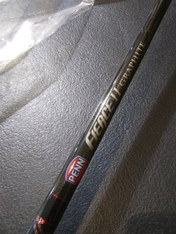 penn fierce graphite rod