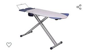 lot 4536 image: Mabel Home Extra-Wide ironing Pro Board with Shoulder Wing Folding, 8 Feature, with  Extra Cover