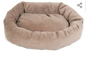 lot 4551 image: Suede Dog Bed By Majestic Pet Products