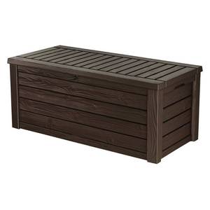lot 4552 image: 150 gallon Deck Box 25.4H - Brown - Keter