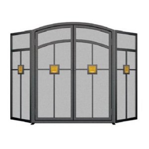 lot 4563 image: 3Panel Fireplace Screen