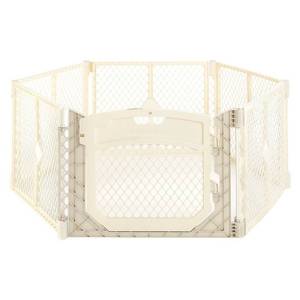 lot 4566 image: Toddleroo By North States Superyard Ultimate 6 Panel Freestanding Gate