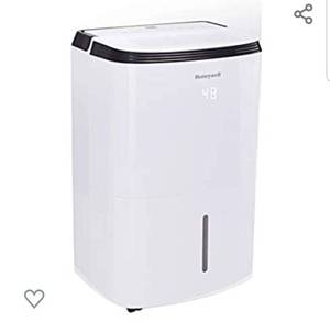 lot 4609 image: Honeywell TP70WKN Large Basement & Room Design & Filter Change Alert, White TP70WK 70 Pint Energy Star Dehumidifier for Basement & Large Room Up to 4000 Sq Ft.