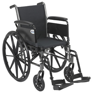 lot 4624 image: TransportWheelchairWheelchairs K3 Product Description Cruiser III,18Lt.Wt,FlipBk,1cs