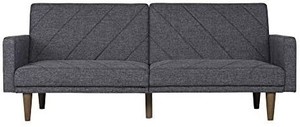 lot 4646 image: DHP Convertible Futon 2110429 Gray