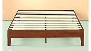 lot 4657 image: Zinus Bslf-k Solid Wood Bed Support Slatsfabric-coveredbunkie Board King