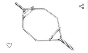 lot 4659 image: HulkFit Olympic 2-Inch Hex Weight Lifting Trap Bar, 1000-Pound Capacity