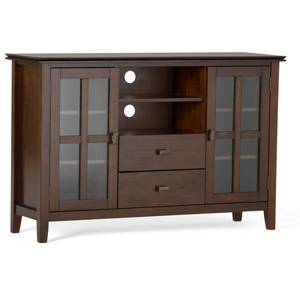 lot 4663 image: Simpli Home Artisan Tall TV Media Stand