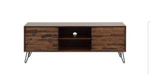 lot 4684 image: Crawford & Burke Wexford Dark Brown Media TV Console