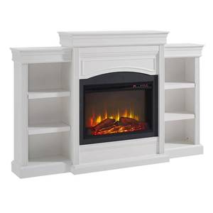 lot 4717 image: Ameriwood Home Lamont Mantel Fireplace, White
