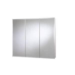 lot 4745 image: Croydex WC102322AZ Westbourne Triple Door Tri-View Cabinet, 30-Inch x 36-Inch, White