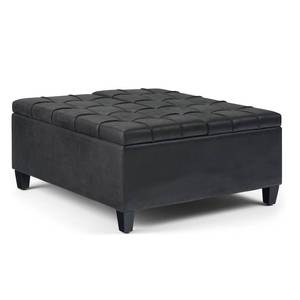 lot 4746 image: Simpli Home Harrison Coffee Table Storage Ottoman
