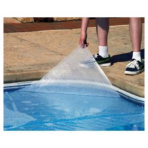 lot 4755 image: Blue Wave 14-Mil 16 x 32 Rectangular In-Ground Pool Solar Cover