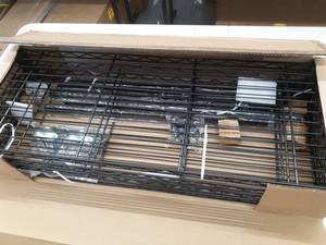 lot 4756 image: 4-shelf Shelving Unit On 3 Casters, Black