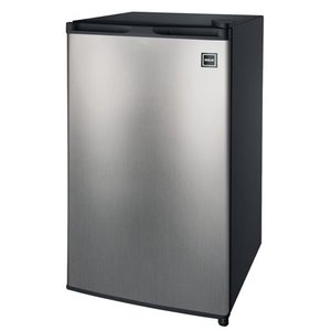 lot 4761 image: RCA RFR322-B 3.2 Cu Ft Single Door Mini Fridge with Freezer RFR322, Platinum, Stainless Steel
