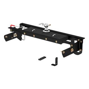 lot 4791 image: CURT 60720 Double Lock Gooseneck Hitch with Flip-and-Store Ball, 30,000 lbs., 2-516-Inch Ball, Fits Select Ford F-250, F-350 Super Duty, F-450 Super Duty,Black
