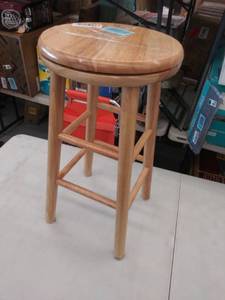 lot 4834 image: Winsome Oakley Stool, 24, Natural
