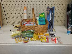 lot 158 image: Pan fish tackle box filler